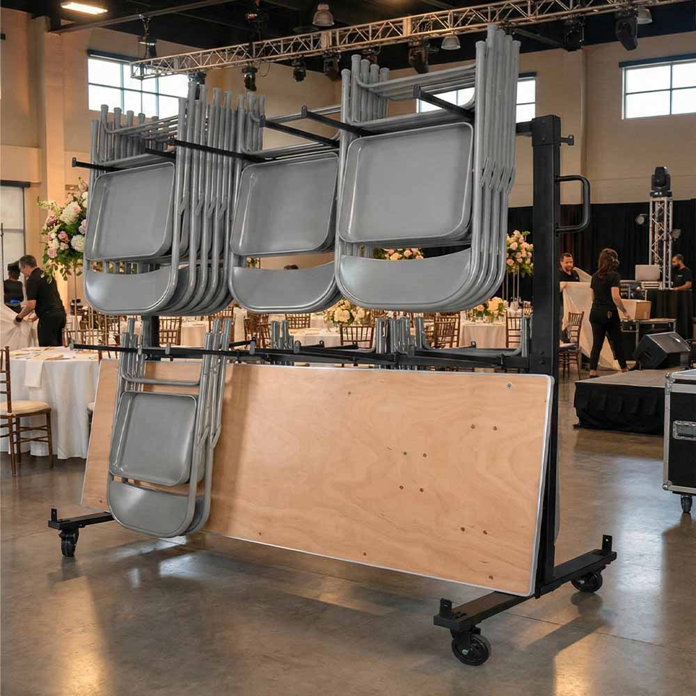 Hanging Cart for Metal Folding Chairs and Tables