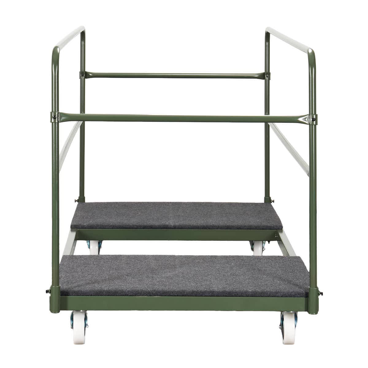 Chivari Extra Large Steel Banquet Table Cart - up to 16 tables CART105HG-AX-T