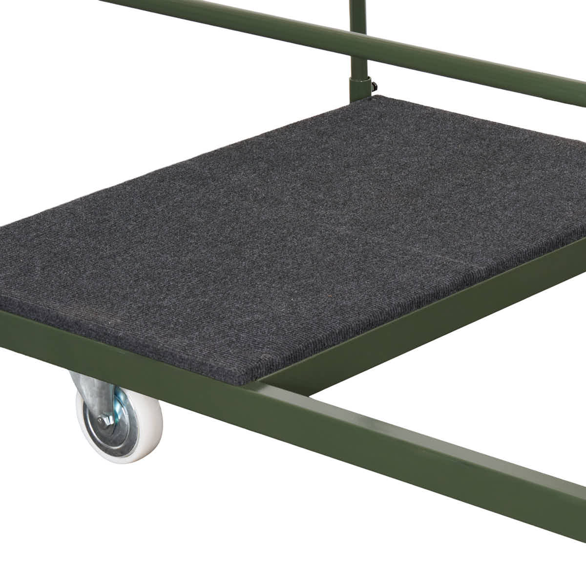 Chivari Extra Large Steel Banquet Table Cart - up to 16 tables CART105HG-AX-T