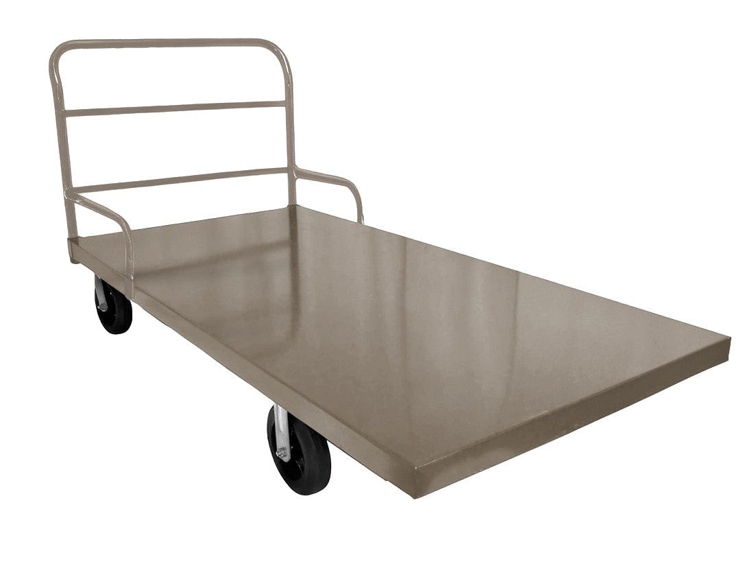 Chivari Gray Industrial Flat Bed Platform Cart CART103G-AX-T