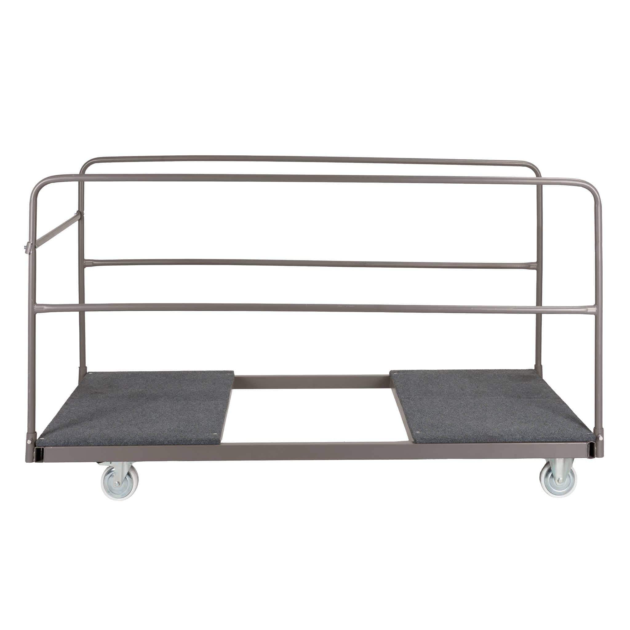 Chivari Extra Large Steel Banquet Table Cart - Gray CART105G-AX-T