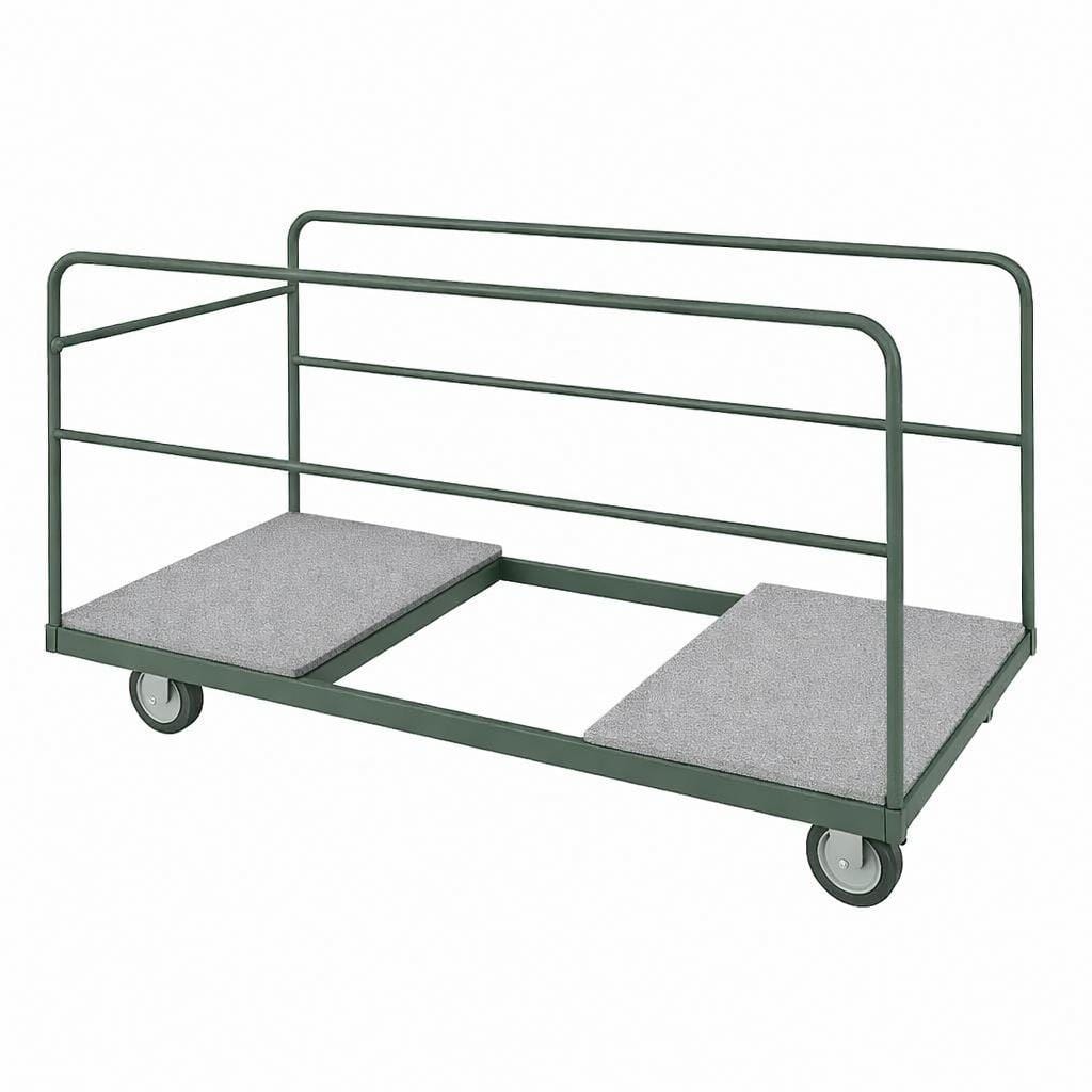 Chivari Extra Large Steel Banquet Table Cart CART105HG-AX-T