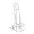 Chivari Space Saving Chiavari Chair Steel Stack Dolly CART106HG-AX-T