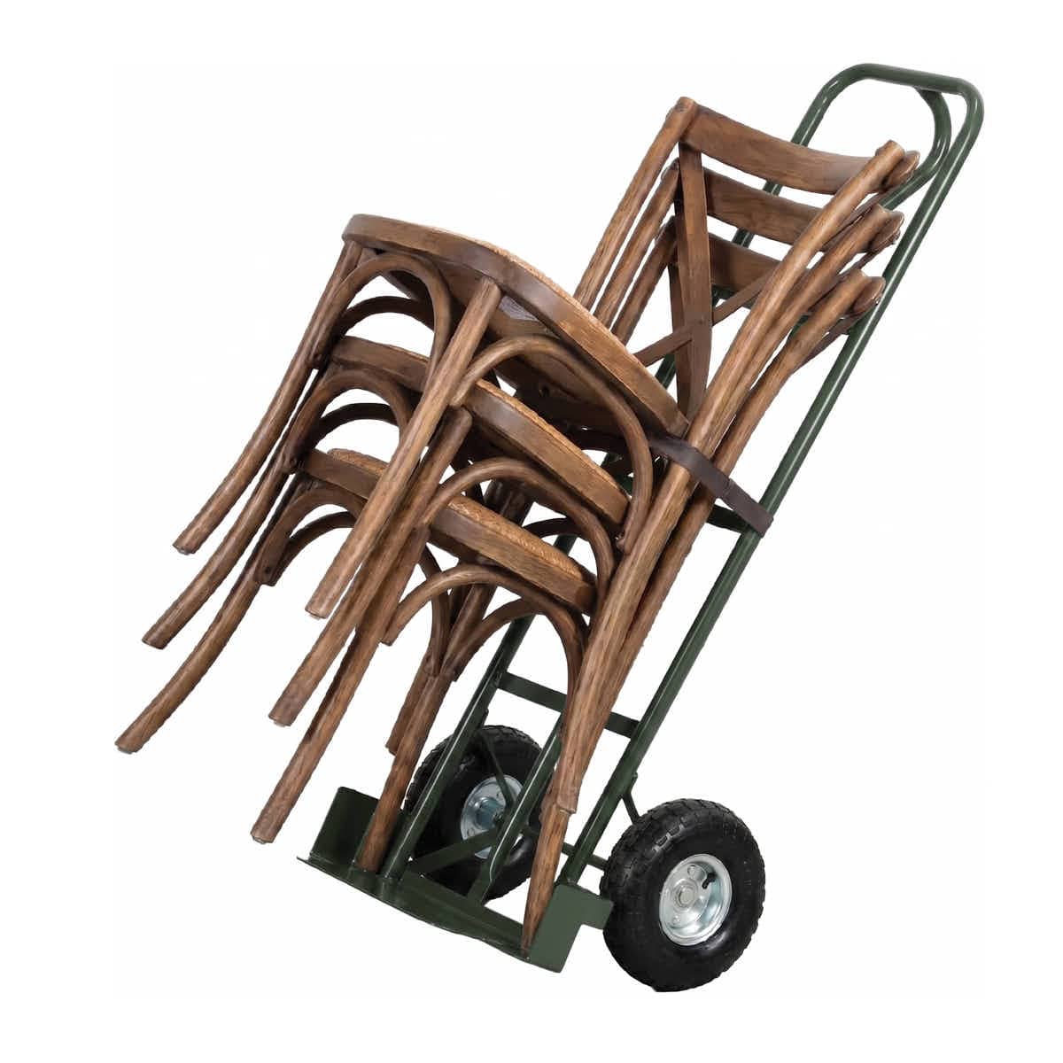 Chivari Universal Steel Chair Stack Dolly for Chiavari, Church, Banquet, Cross Back and More - up to 7 chairs CART106HG-UNIV-AX-T