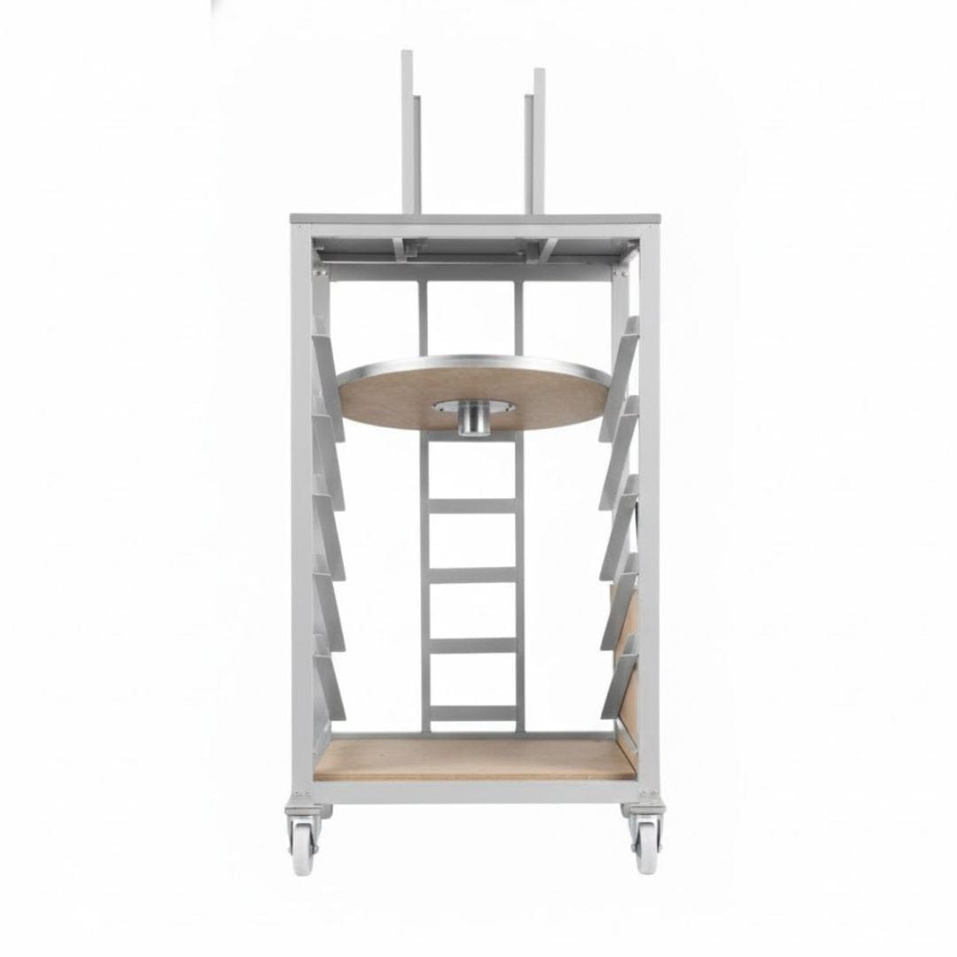 Chivari Steel Table Cart for 30" Cocktail Table Kits CART109G-30-AX-T