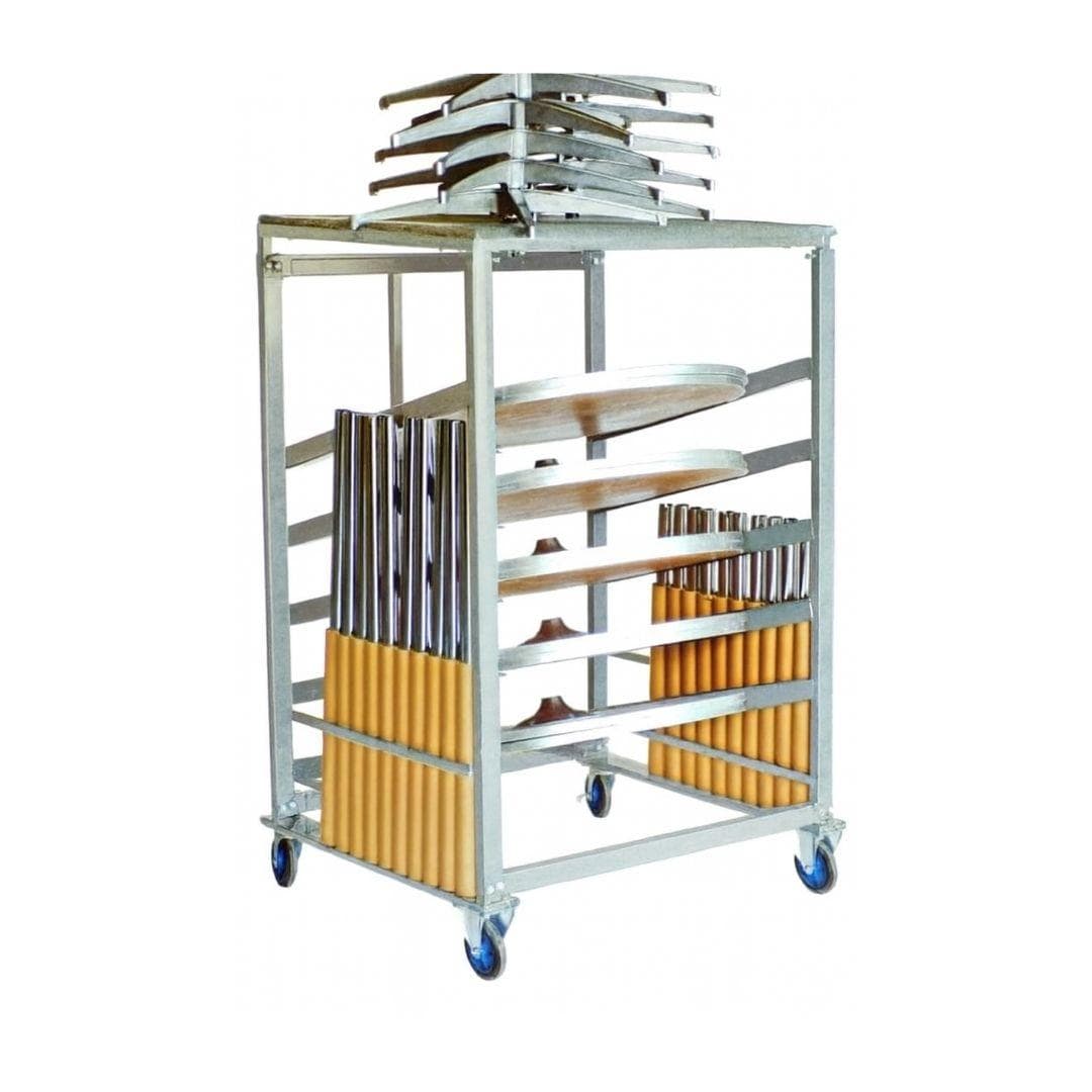 Chivari Steel Table Cart for 30