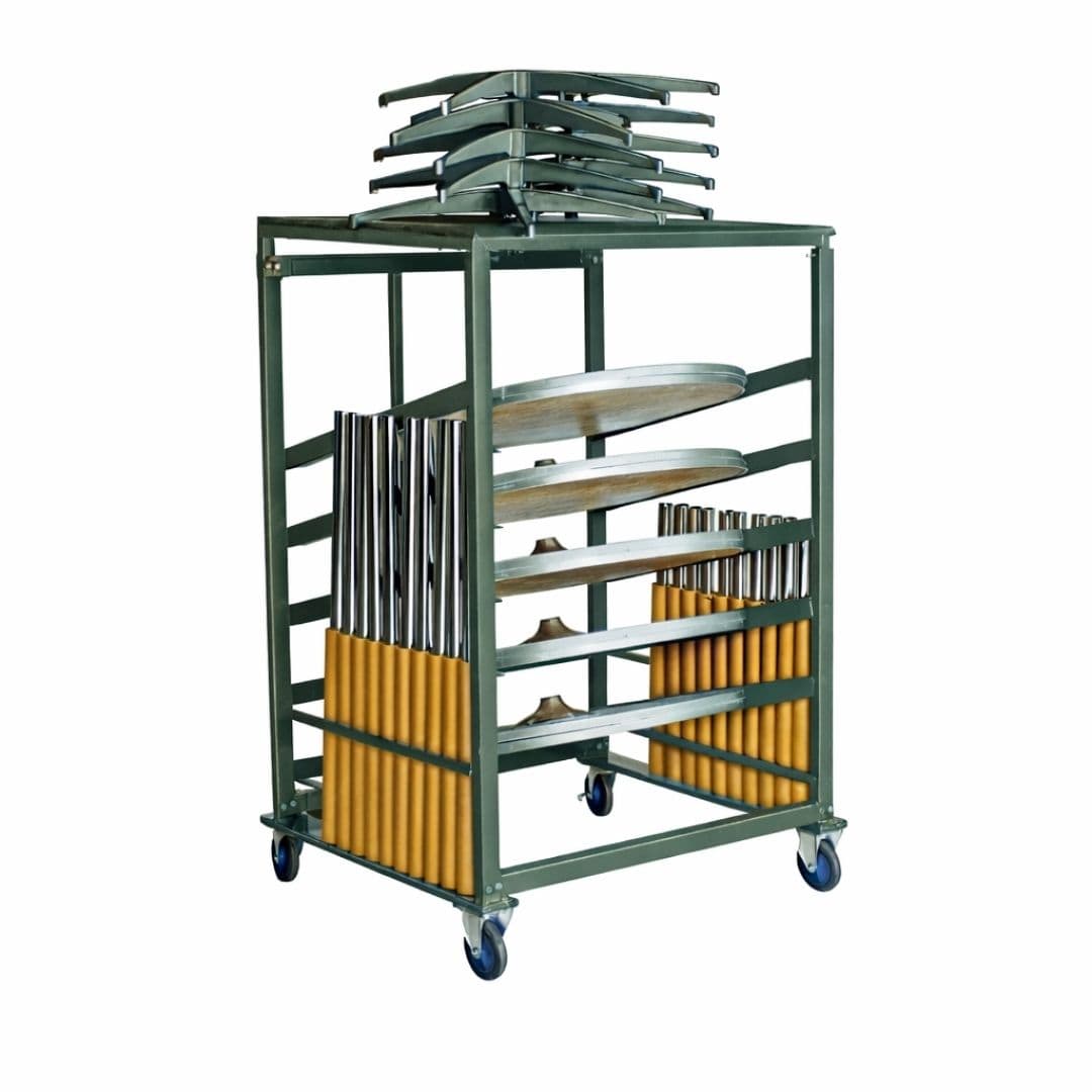 Chivari Steel Table Cart for 30