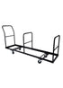 Chivari Extra Large Steel Folding Chair Cart for Poly Resin Bamboo and Wood Folding Chairs - Black CART111-AX-T