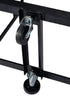 Chivari Extra Large Steel Folding Chair Cart for Poly Resin Bamboo and Wood Folding Chairs - Black CART111-AX-T