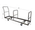 Chivari Extra Large Steel Folding Chair Cart for Poly Resin Bamboo and Wood Folding Chairs - Black CART111-AX-T