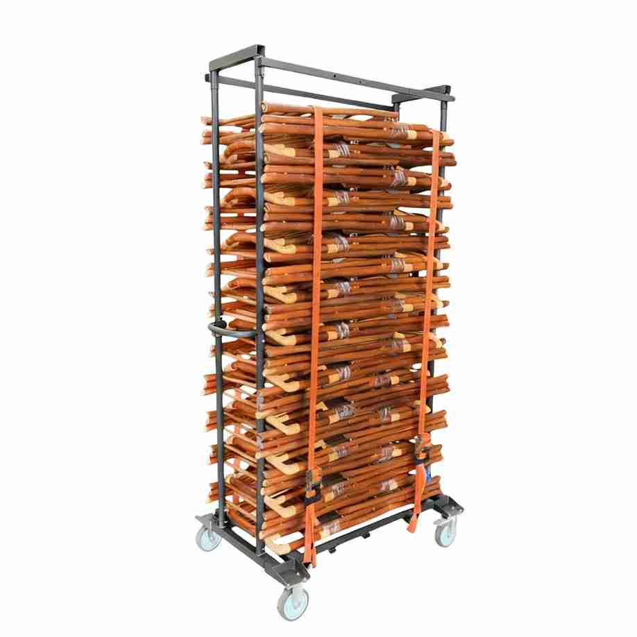 Chivari Adjustable Cart 113G for Resin, Poly, Bamboo, Barcelona Bistro and Metal Folding chairs CART113G-AX