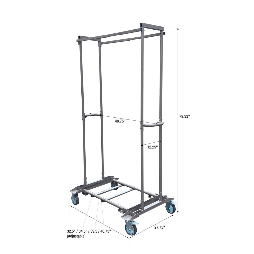 Transformer Cart 113G for Resin, Poly, Bamboo, Barcelona Bistro and Metal Folding chairs