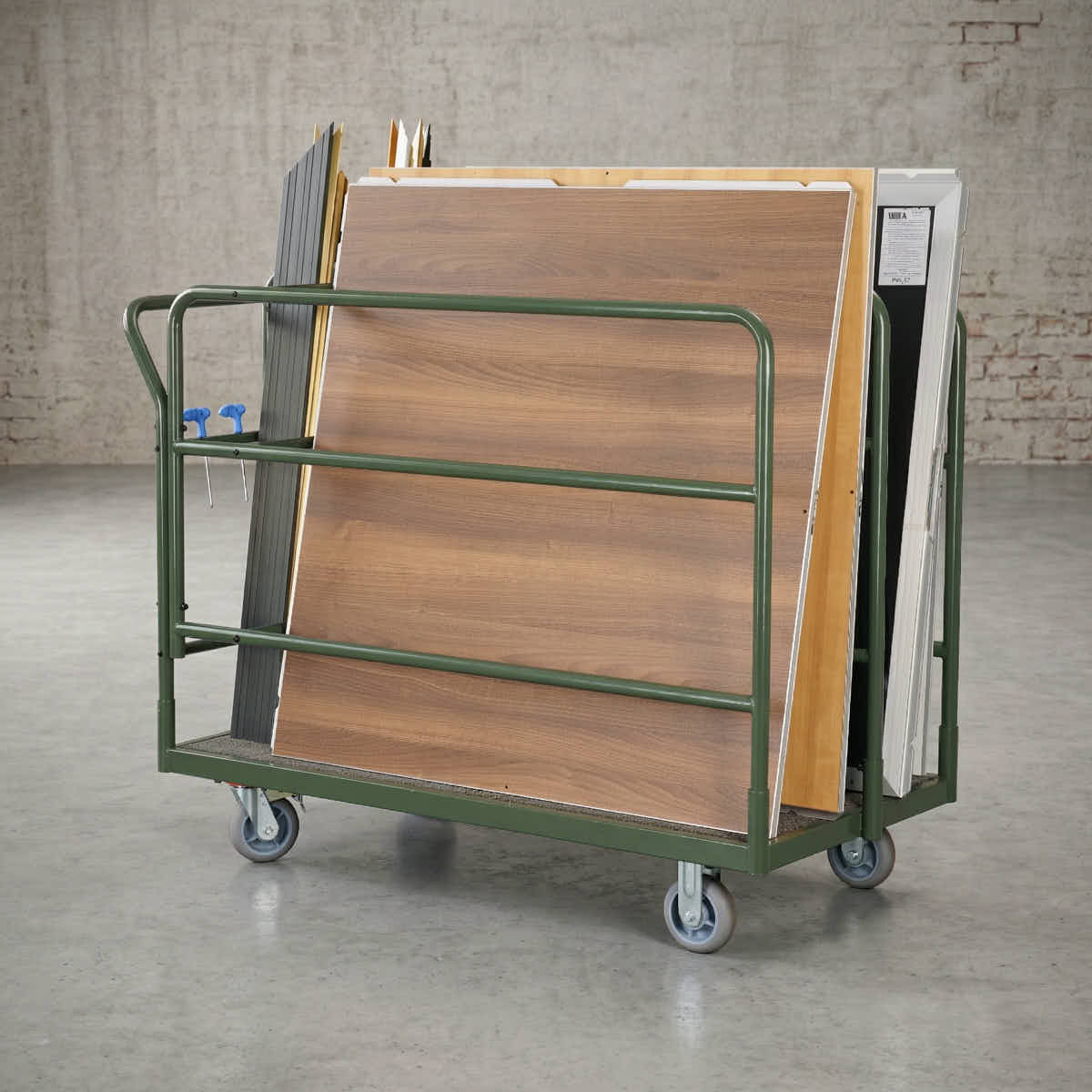 Chivari Dance Floor Cart Holds up to 24 Panels with Extra Wide 6