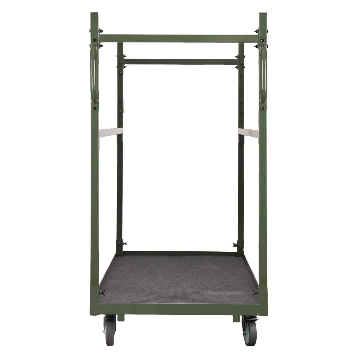 Chivari The Moover 115G Vertical Stacking Chair Cart, Carpeted Plywood Deck, Holds Up To 32 Chairs CART115HG-PC-AX
