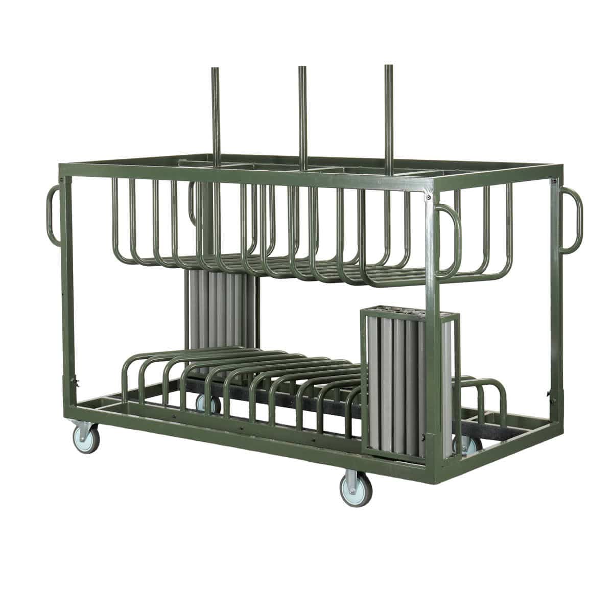 Chivari Cocktail Table Cart for 24" to 36" Tables, Holds up to 12 Tables CART116HG-AX