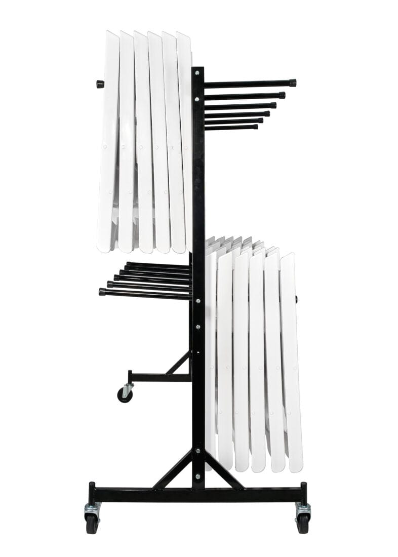 Chivari Hanging Chair Cart for Poly, Resin, Metal and Bamboo Folding Chairs CART101-AX-T