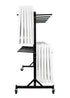 Chivari Hanging Chair Cart for Poly, Resin, Metal and Bamboo Folding Chairs CART101-AX-T
