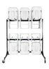 Chivari Hanging Chair Cart for Poly, Resin, Metal and Bamboo Folding Chairs CART101-AX-T
