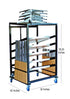 Chivari Steel Table Cart for 30" Cocktail Table Kits CART109-30-AX-T