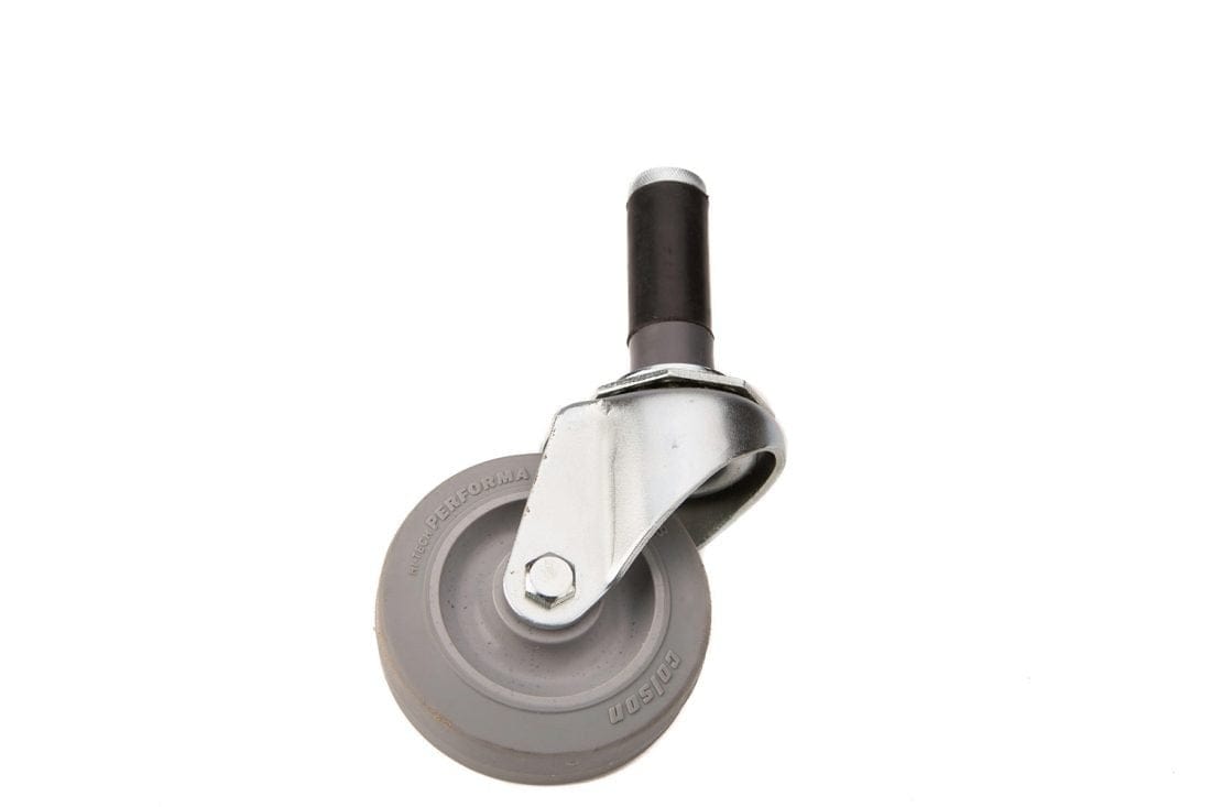 Chivari 4 Wheel Caster Set to Convert Banquet Table into Rolling Cake Table (2 Wheels Have Brakes) CASTER-4-SET-AX-T