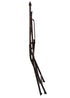 Chivari Distressed Bronze Barcelona Bistro Folding Chair CBBMBR-AX-T