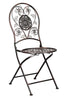 Chivari Barcelona Bistro Chair Bronze with Round Seat and Back CBBMRBR-AX-T