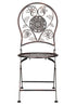 Chivari Barcelona Bistro Chair Bronze with Round Seat and Back CBBMRBR-AX-T