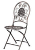 Chivari Barcelona Bistro Chair Bronze with Round Seat and Back CBBMRBR-AX-T