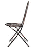 Chivari Barcelona Bistro Chair Bronze with Round Seat and Back CBBMRBR-AX-T