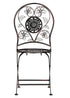 Chivari Barcelona Bistro Chair Bronze with Round Seat and Back CBBMRBR-AX-T