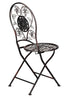 Chivari Barcelona Bistro Chair Bronze with Round Seat and Back CBBMRBR-AX-T