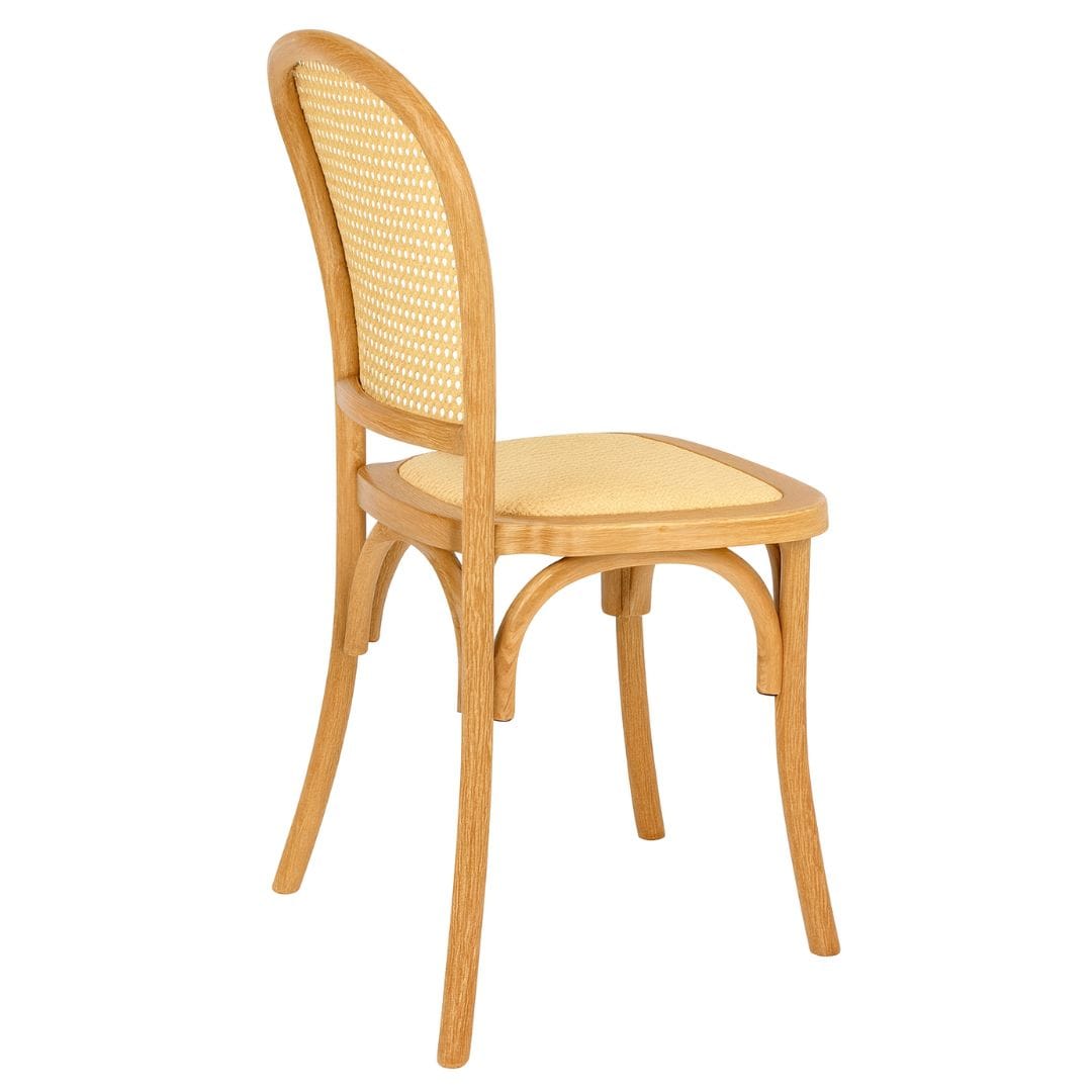 Chivari Chestnut Bent Cane Resin Chair CBCC-ZG-T