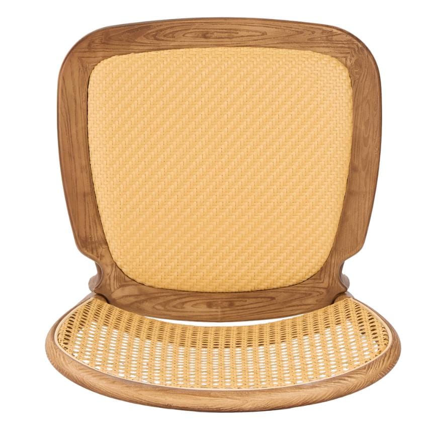 Chivari Chestnut Bent Cane Resin Chair CBCC-ZG-T