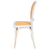 Chivari White Distressed Bent Cane Resin Chair CBCWD-ZG-T
