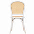 Chivari White Distressed Bent Cane Resin Chair CBCWD-ZG-T