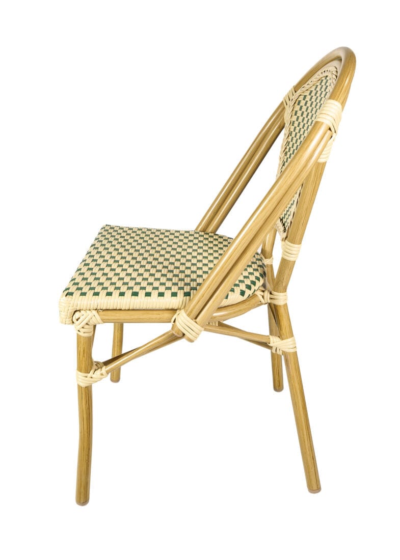 Toulouse Beige and Green French Bistro Set Includes 40