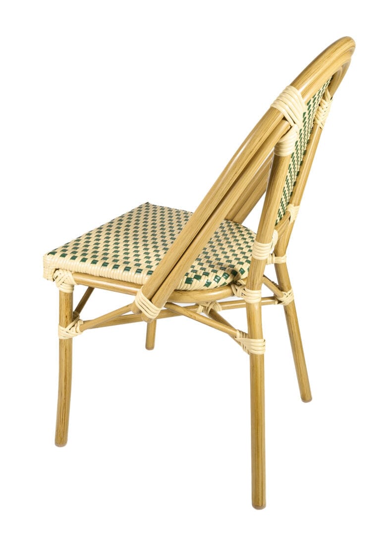 Toulouse Beige and Green French Bistro Set Includes 40