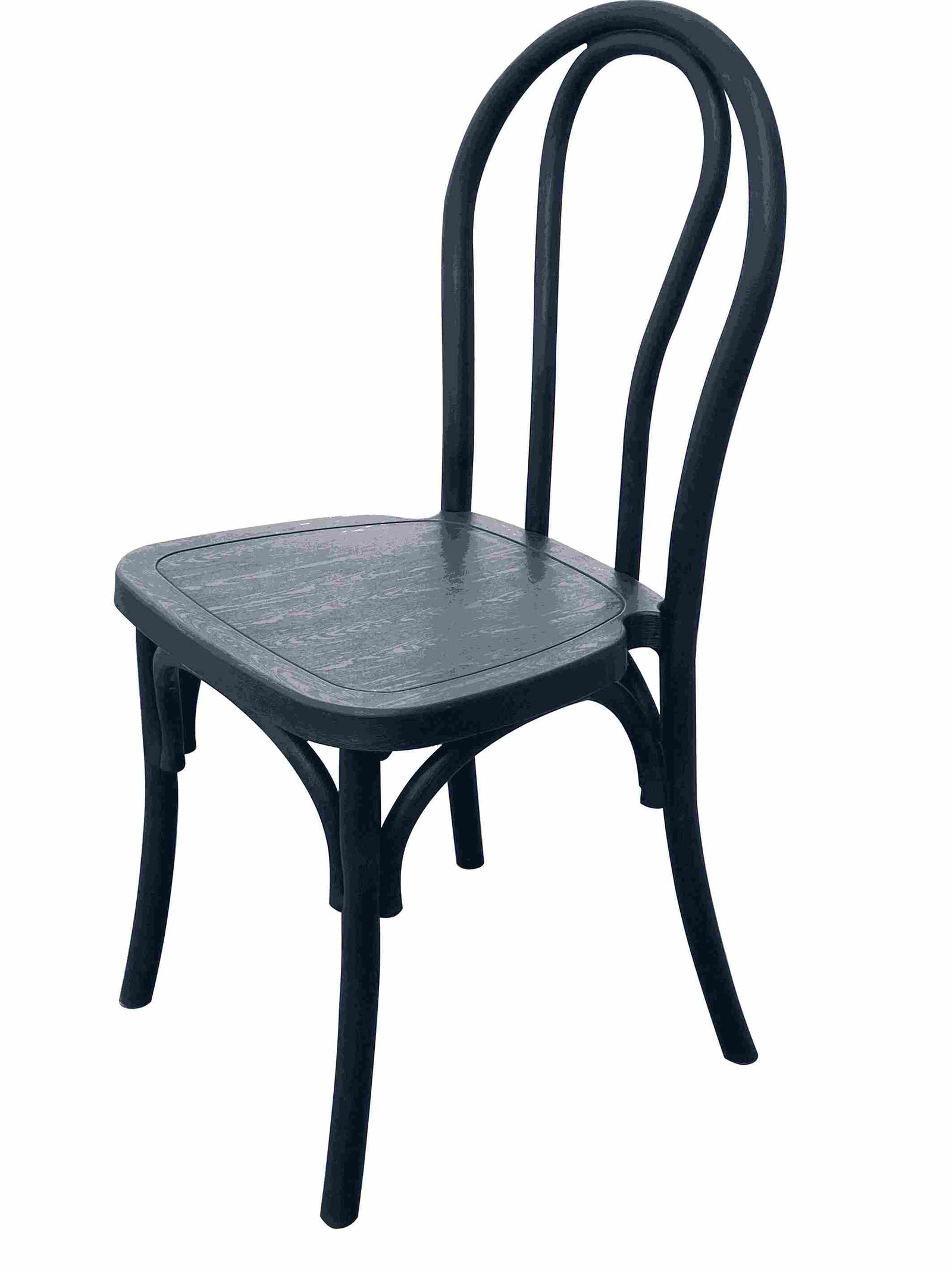 Chivari Black Steel Skeleton™ Bentwood Chair CBRB-ST-AX