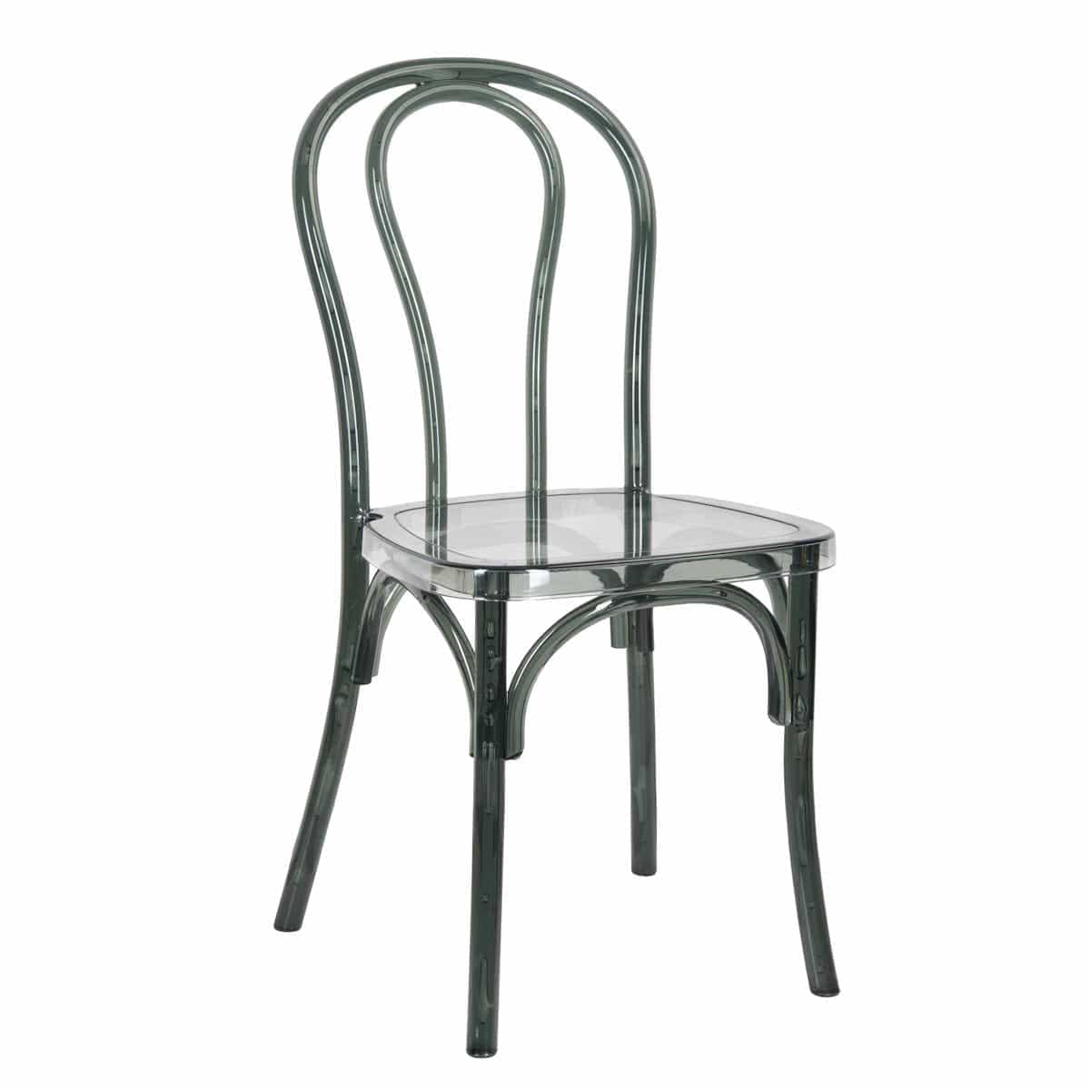 Chivari Smoke Resin Bentwood Chair CBRSM-ZG-T