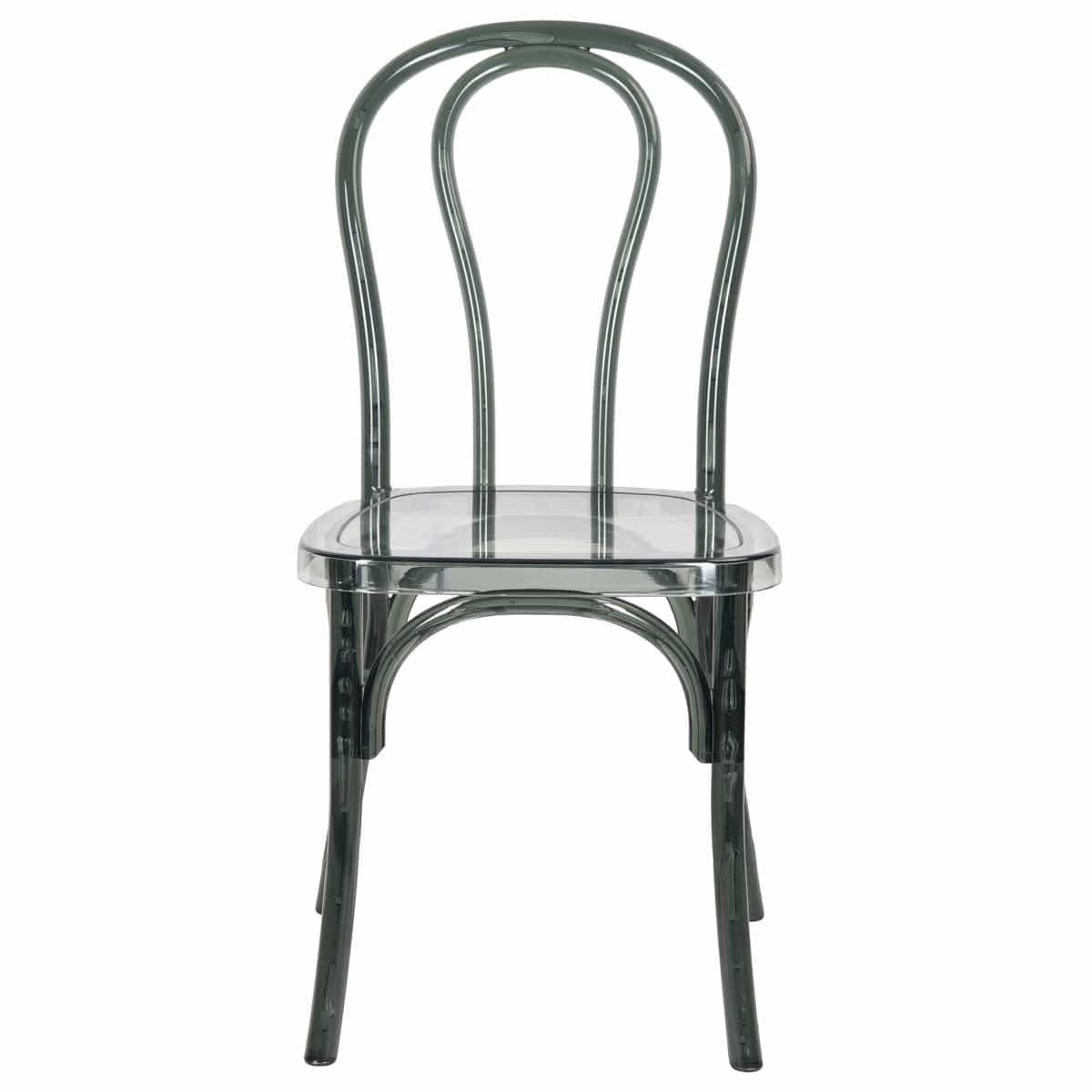 Chivari Smoke Resin Bentwood Chair CBRSM-ZG-T