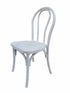 Chivari White Distressed Steel Skeleton™ Bentwood Chair CBRWD-ST-AX