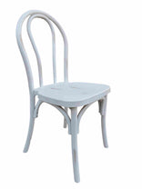White Distressed Steel Skeleton™ Bentwood Chair