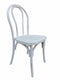 Chivari White Distressed Steel Skeleton™ Bentwood Chair CBRWD-ST-AX