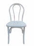 Chivari White Distressed Steel Skeleton™ Bentwood Chair CBRWD-ST-AX