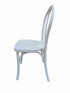 Chivari White Distressed Steel Skeleton™ Bentwood Chair CBRWD-ST-AX