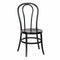 Chivari Black ToughWood™ Bentwood Chair with Round Seat CBWBR-ZG-T
