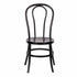 Chivari Black ToughWood™ Bentwood Chair with Round Seat CBWBR-ZG-T