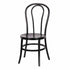 Chivari Black ToughWood™ Bentwood Chair with Round Seat CBWBR-ZG-T