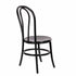 Chivari Black ToughWood™ Bentwood Chair with Round Seat CBWBR-ZG-T