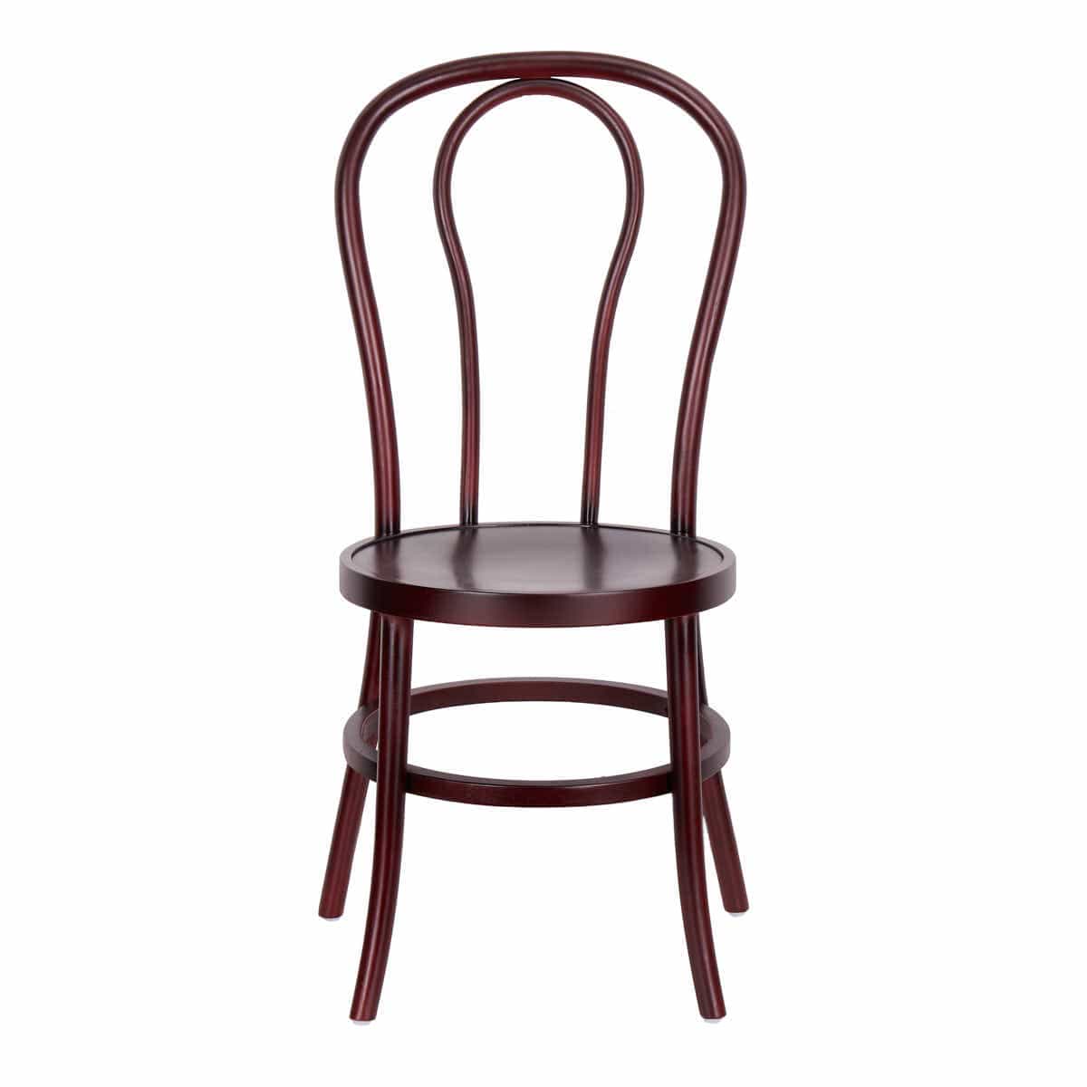 Chivari Mahogany ToughWood™ Bentwood Chair with Round Seat CBWMR-ZG-T